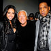 Beyonce Knowles, Giorgio Armani, Jay-Z, Armani men's show, Milan Fashion Wee
