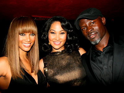 Tyra Banks, Kimora Lee Simmons, Djimon Hounsou, Baby Phat, Fashion Week Day One