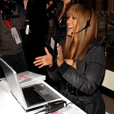 Tyra Banks, Jill Stuart, Fashion Week Day Four