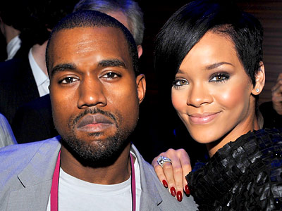 Kayne West, Rhianna, Fendi Party, Paris