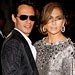 Marc Anthony, Jennifer Lopez, Milan Fashion Week, Spring 2009