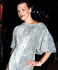 Milla Jovovich wearing Nina Ricci