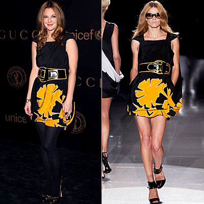Celebrity Clothing on Barrymore  Gucci  Celebrity Style  Celebrity Fashion  Celebrity Trends