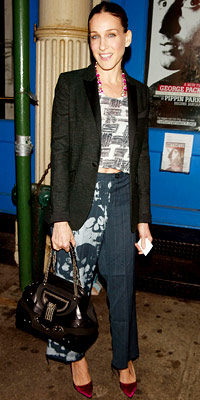 Sarah Jessica Parker, blazers, spring trends, celebrity fashion, celebrity trends, star style