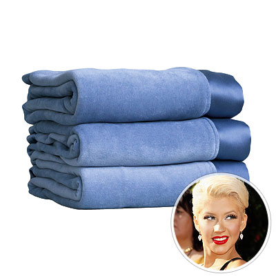 Christina Aguilera, Robbie Adrian, baby blanket, organic blanket