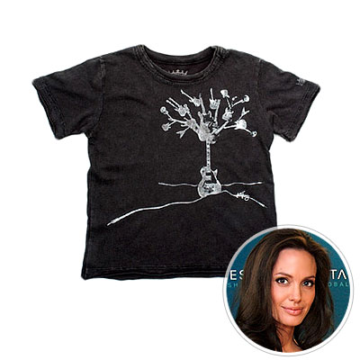 Kingsley, Angelina Jolie, Guitar Tree T-shirt, kids' t-shirts
