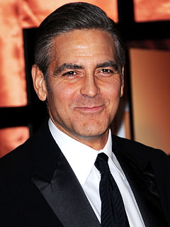 George Clooney, transformation, shaving, celebrity hair