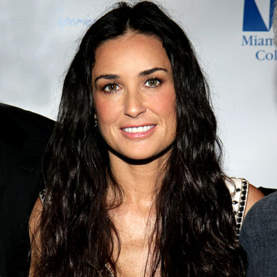 hair; demi moore; nexxus; waves; wavy hair