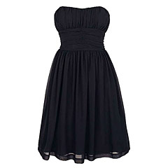 Strapless dress, Delia's.
