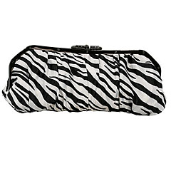 Zebra clutch, Steve Madden.