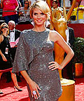 Heidi Klum wearing Giorgio Armani