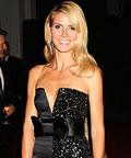 Heidi Klum wearing Giorgio Armani