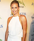 Charlize Theron wearing Roberto Cavalli