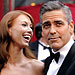 George Clooney, Sarah Larson, 2008 Academy Awards, Oscars red carpet arrivals