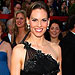 Hilary Swank, Versace, asymmetrical necklines, oscar trends, celebrity style