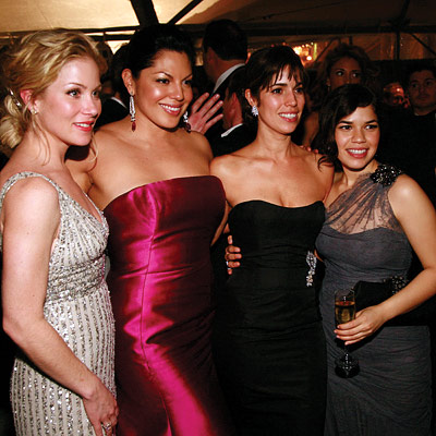 Christina Applegate in Elie Saab Sara Ramirez in Angel Sanchez 