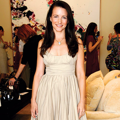 Kristin Davis in Moschino, P.S. Arts Bag Lunch, Bel-Air