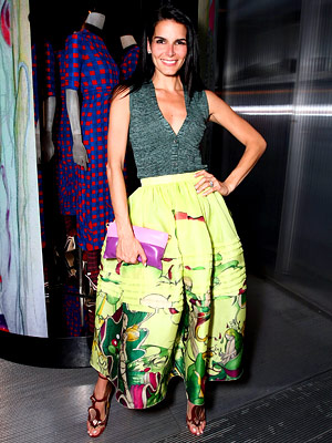 Angie Harmon in Prada, Prada Trembled Blossoms screening, Los Angeles