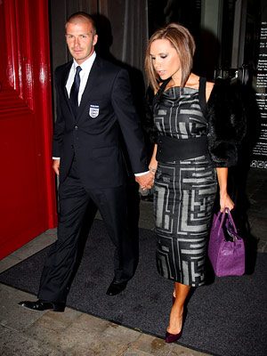 David and Victoria Beckham, Sighting in Paris