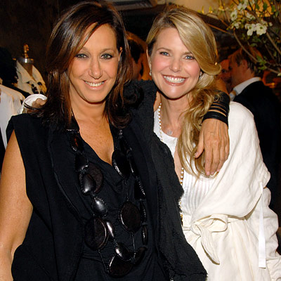Donna Karan in Donna Karan for Urban Zen, Christie Brinkley  in Donna Karan for Urban Zen, Urban Zen SFK gala, New York City