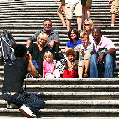 Heidi Klum, Seal, Sighting in Rome, Italy