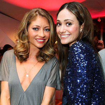 Rebecca Gayheart, Emmy Rossum, Launch of BlackBerry 8330 Pink Curve, Los Angeles