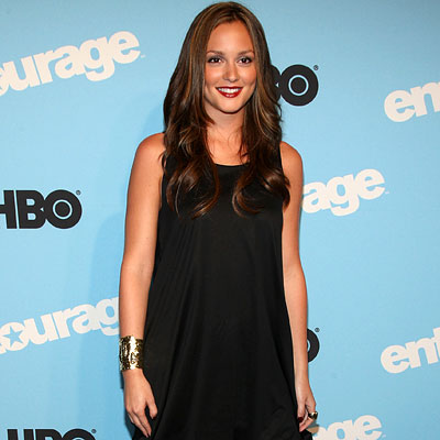 Leighton Meester in Fendi, Season 5 Premiere of Entourage, New York City