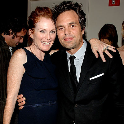 altTag= Julianne Moore, Mark Ruffalo, After-party for Cinema Society screening of Blindness, New York City