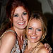 Debra Messing, Becki Newton, Dinner for Starter Wife star Debra Messing, New York City