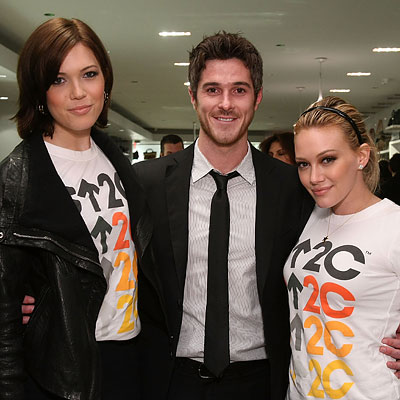 altTag= Mandy Moore, Dave Annable, Hilary Duff, Stand Up To Cancer event at Kitson, Los Angeles