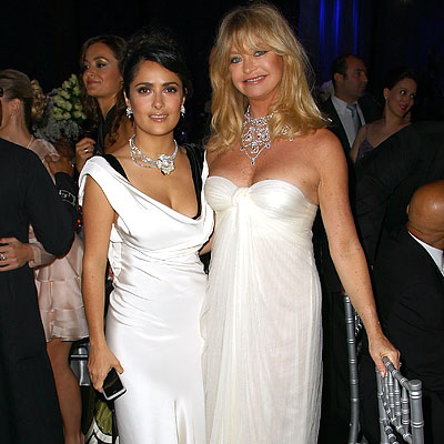altTag= Salma Hayek, Goldie Hawn, Daily Hot Shots, December 15