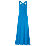 Jersey gown, Calvin Klein.