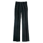 Cotton-hemp-polyester high-waisted pants, Development.