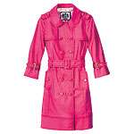 Stretch cotton trench, Juicy Couture.