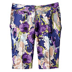 Cotton-silk cocktail shorts, Moschino.