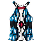 Silk jersey top, Pollini.