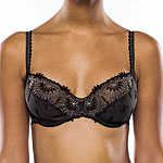 Polyester-nylon-spandex (No. 3691) bra, Chantelle.