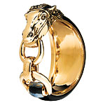 Bracelet of 18kt-gold, agate and enamel, Gucci.
