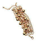 Gold-plated bracelet, Vania Nielsen.