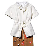 Nylon-cotton-viscose jacket, Mint Jodi Arnold.