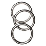 Sterling silver bracelets, Russell Jones.