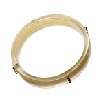 Plastic bangles with metal beads, Forever 21.