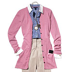 Cashmere-silk cardigan, Lucien Pellat-Finet.