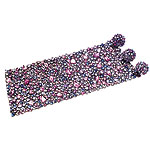 Bracelet of 18kt blackened gold, blue and purple sapphires, and diamonds, Lorraine Schwartz.