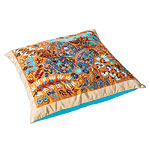 Italian silk pillow, Etro Home.
