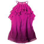 Silk-chiffon top, Rebecca Taylor.