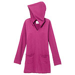 Hoodie sweater dress in Nutmeg, Linq.