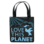 Love This Planet recycled tote, 
