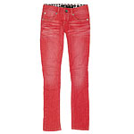 Red skinny jeans, LTB Premium Denim Jeans.