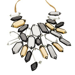 Necklace of glass jewels, Vera Wang.